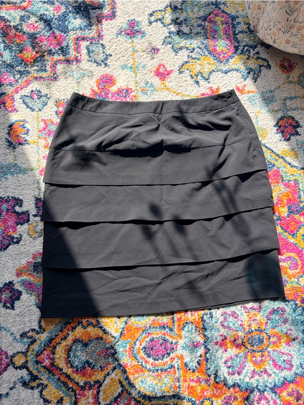 Dressbarn Women’s Tiered Black Skirt size 16W
